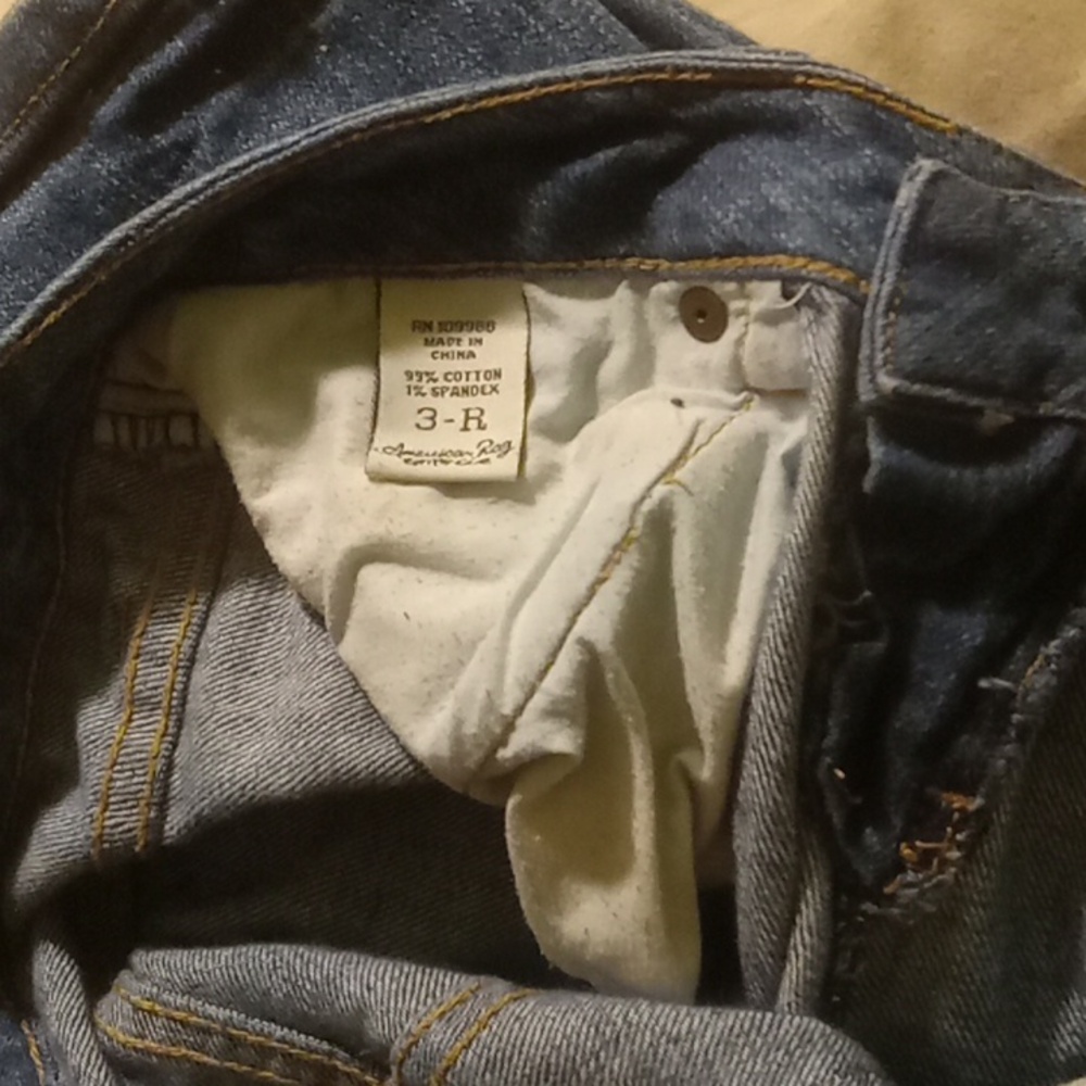American Rag Blue Denim Overalls - Picture 6 of 8
